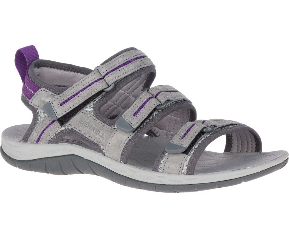 Sandały Merrell Damskie Szare - Siren 2 Strap - 651043-HNY